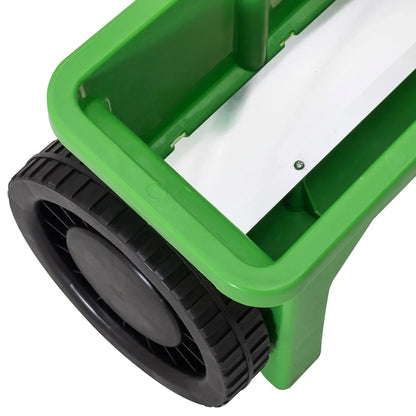 aleccur 12L Garden Lawn Seed/Fertiliser Spreader Grass Weed Feed Salt Gritter