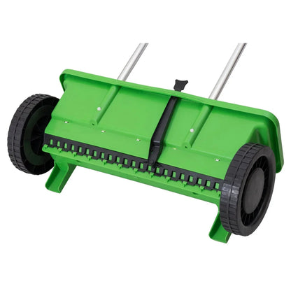 aleccur 12L Garden Lawn Seed/Fertiliser Spreader Grass Weed Feed Salt Gritter